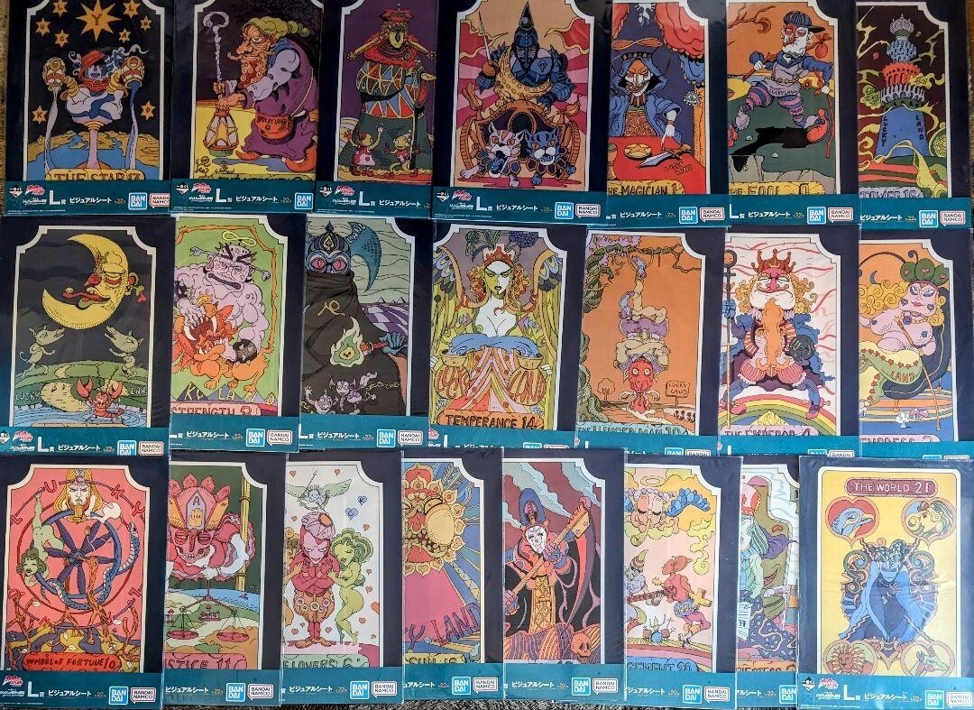 RARE JoJo's Bizarre Adventure STARDUST CRUSADERS Kuji Tarots Sheet