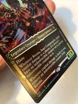 MTG Risona, Asari Commander *SHOWCASE FOIL* Kamigawa: Neon Dynasty