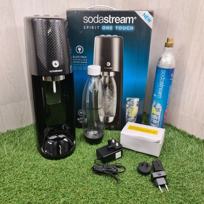 Sodastream SPIRIT ONE TOUCH ブラック SODASTREAM Spirit One Touch Electric Sparkling Water Maker - Black