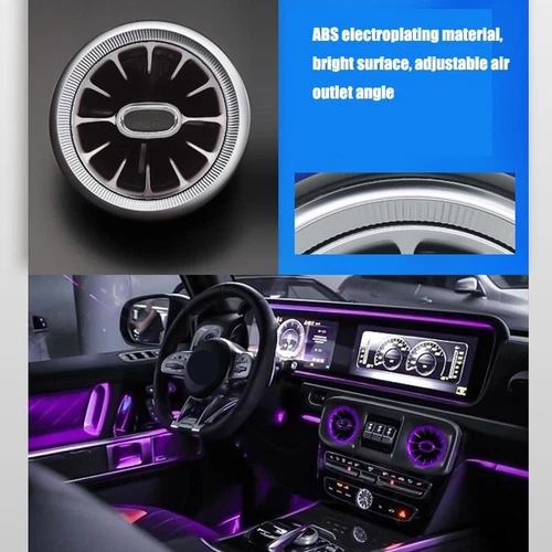 64 Colors Air Vent LED Ambient Light For Mercedes Benz W464 G Class 2018-2024 - Picture 9 of 12