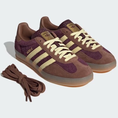◆adidas◆ GAZELLE INDOOR JI0324 New Adidas Originals Gazelle Indoor Shoes - Maroon (JI0324