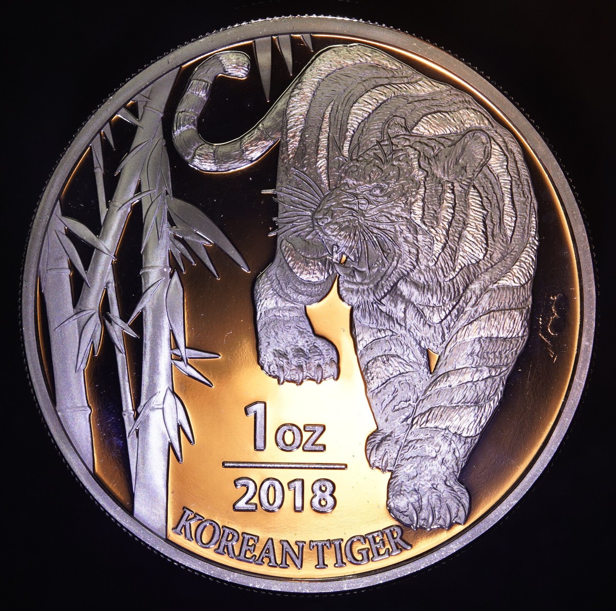2018 Korean Tiger 1oz FINE Silver coin C2784 | eBay