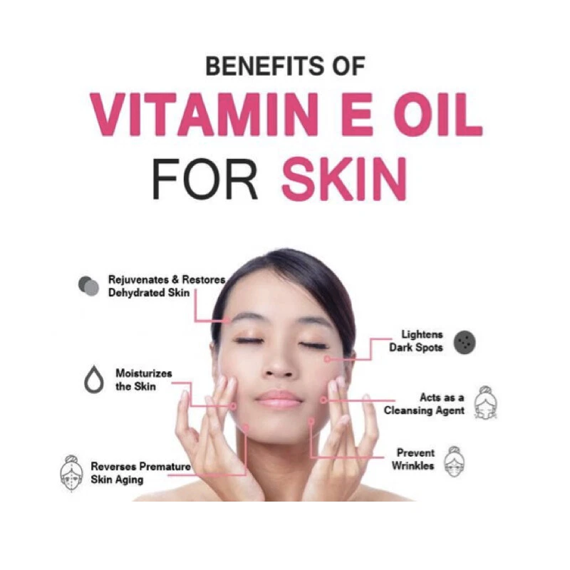Natural Vitamin E Oil 100% Pure - (D-Alpha Tocopherol) Very thick Oil 50ml 100ml - image 4 of 4