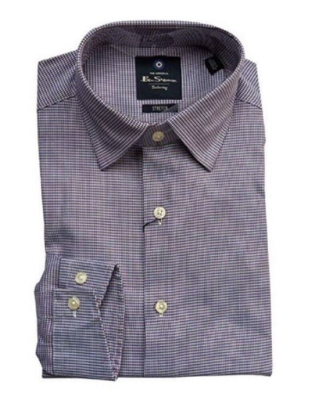 BEN SHERMAN MEN'S HOUNDSTOOTH PATTERN DRESS SHIRT(BLUE/RED, 17-17.5 32/33) NWT | eBay BEN SHERMAN MEN'S HOUNDSTOOTH PATTERN DRESS SHIRT(BLUE/RED, 17-17.5 32/33) NWT | eBay