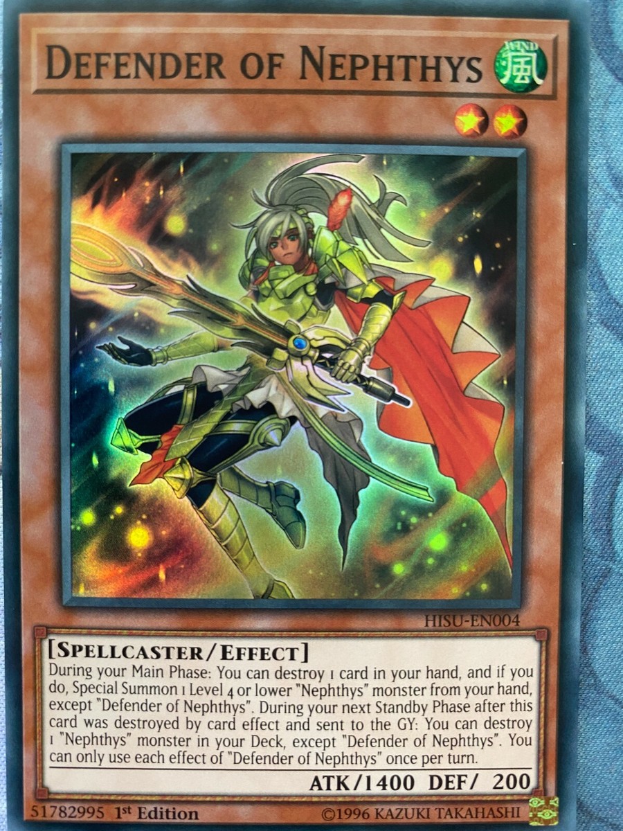 Yu-Gi-Oh!♦ Phoenix Sacré de Nephtys (Nephthys) : HISU-FR012 -VF/Super Rare- eB