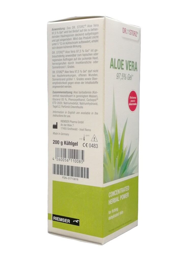 ALOE VERA GEL 97,5% Dr.Storz Tube, 200 ml PZN 01713618