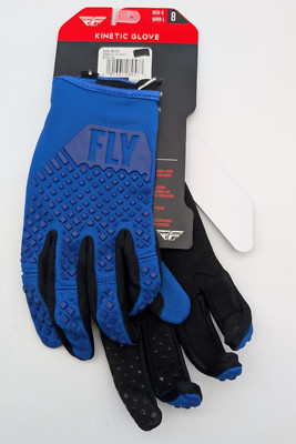 Fly Racing Kinetic Sym Gloves, Dark Blue - MEN-S/WMN-L (375-411S)