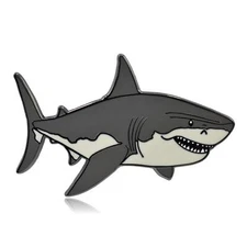 Great White Shark Enamel Pin