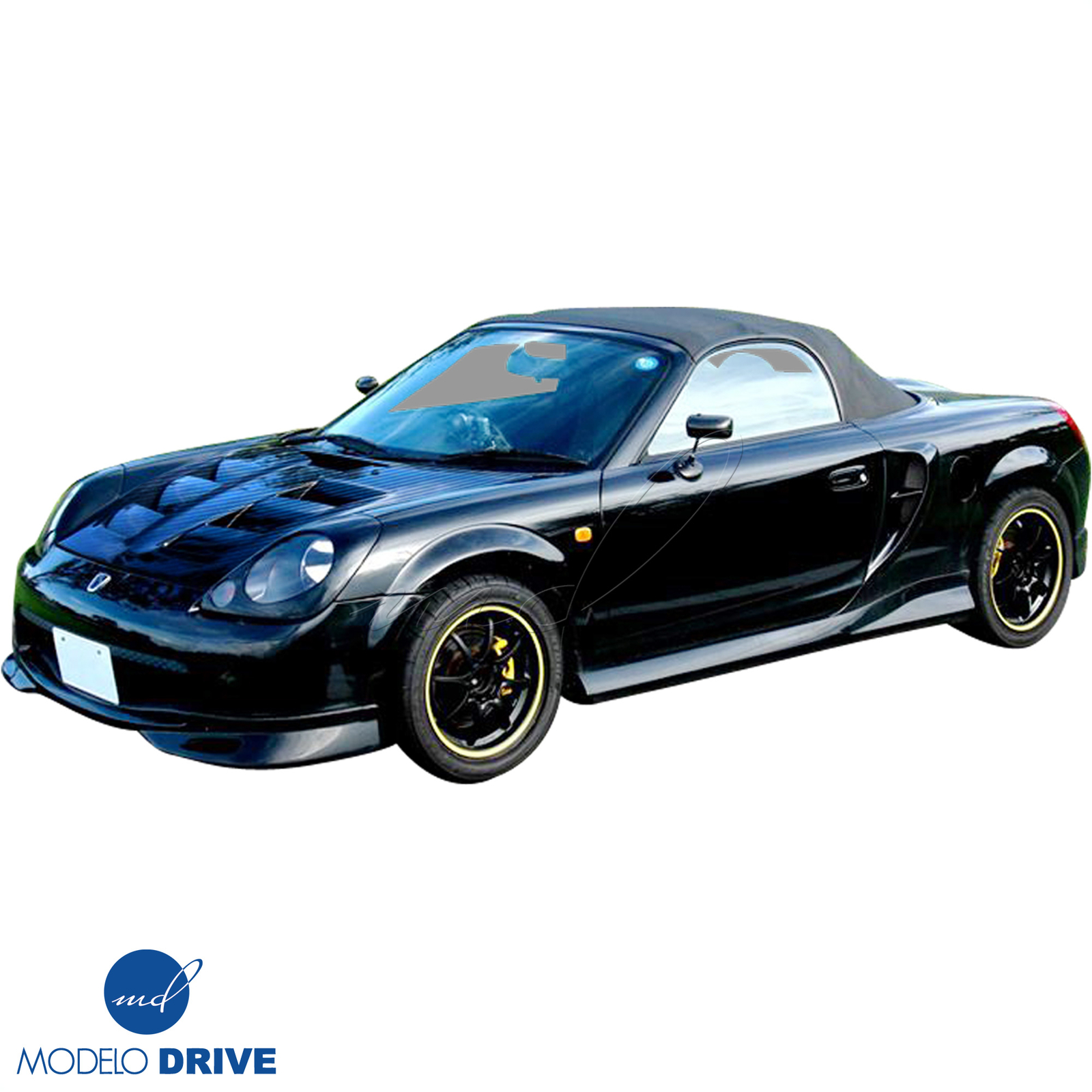 ModeloDrive Carbon Fiber WDS BAND Frunk Hood (front) MRS Spyder for MR2 ...