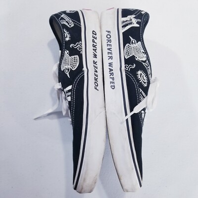 Vans Warped Tour Sneakers Size 8.5 Black Journeys Forever