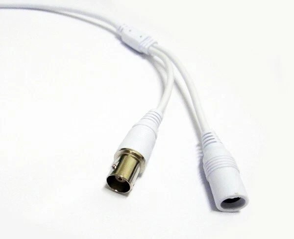 10x Video BNC Power DC12V Connector Stripped Wire cctv camera end cable 1.25T - Image 3 of 4