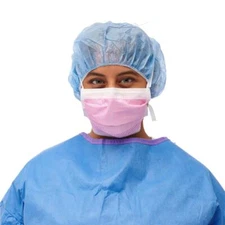ASTM Level 3 Surgical Face Mask with Anti-Fog Foam Ties, Box of 50