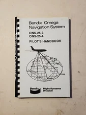 Bendix Omega Navigation System Pilot's Handbook ONS-25-3 ONS-25-4