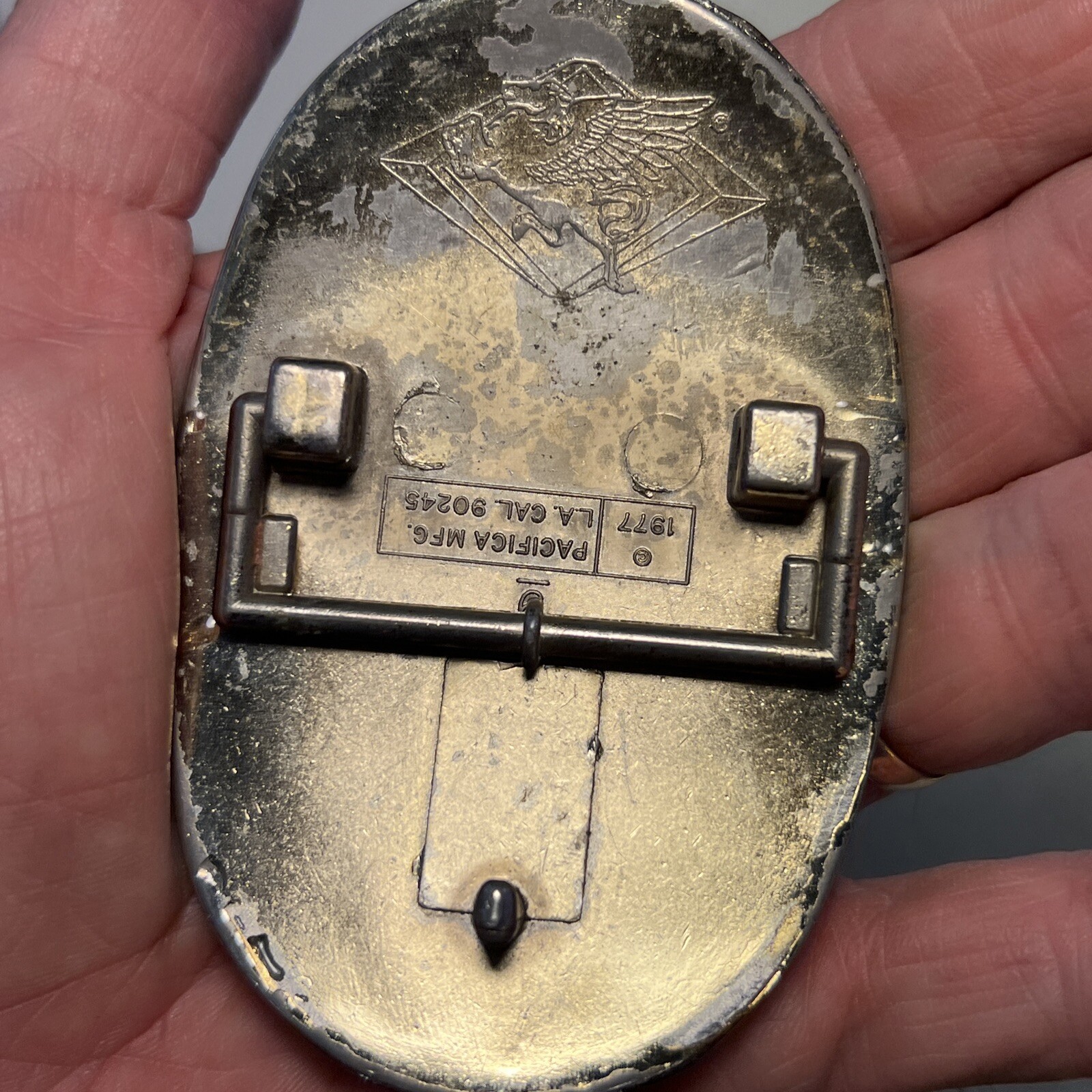 VTG ORIG 1977 LED ZEPPELIN HOLOGRAM BELT BUCKLE BY PA… Gem