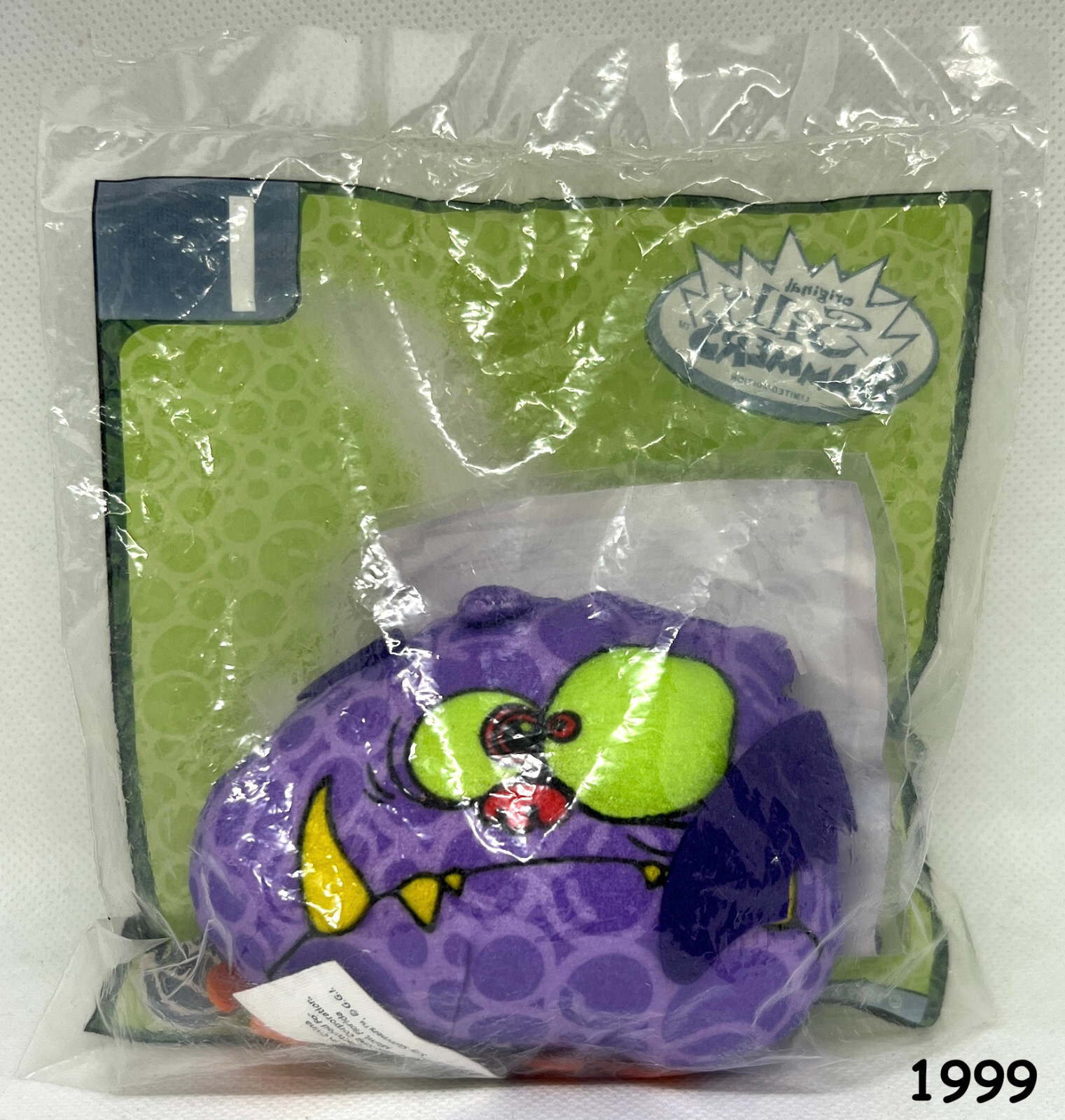 Batty Big Kids Meal Toy #1 - Original Silly Slammers Burger King BK 1999 NIOP