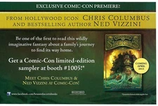 2012 Balzer + Bray House Of Secrets Book Comic Con Premiere! Print Ad/Poster