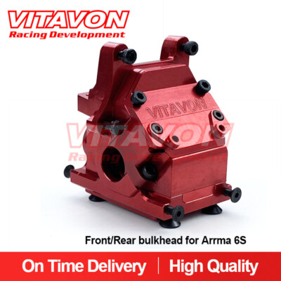 Vitavon Arrma 6S Kraton Mojave Fireteam Typhon CNC Alu7075 bulkhead Ar310854 red