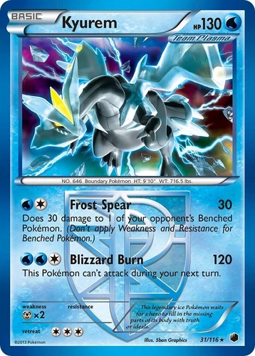 Kyurem 031/116 Deck Exclusives