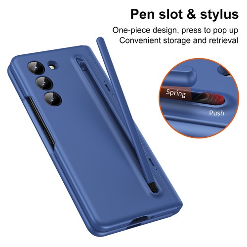 Für Samsung Z Fold 5/4/3 Stoßfeste Scharnier Hülle Ständer Displayabdeckung mit Stylus - Bild 2 von 41