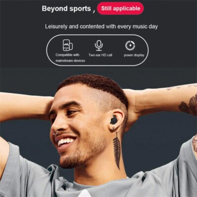 Y30 Bluetooth Earphones Wireless Touch Control Sports Earbuds for Smartphone TWS