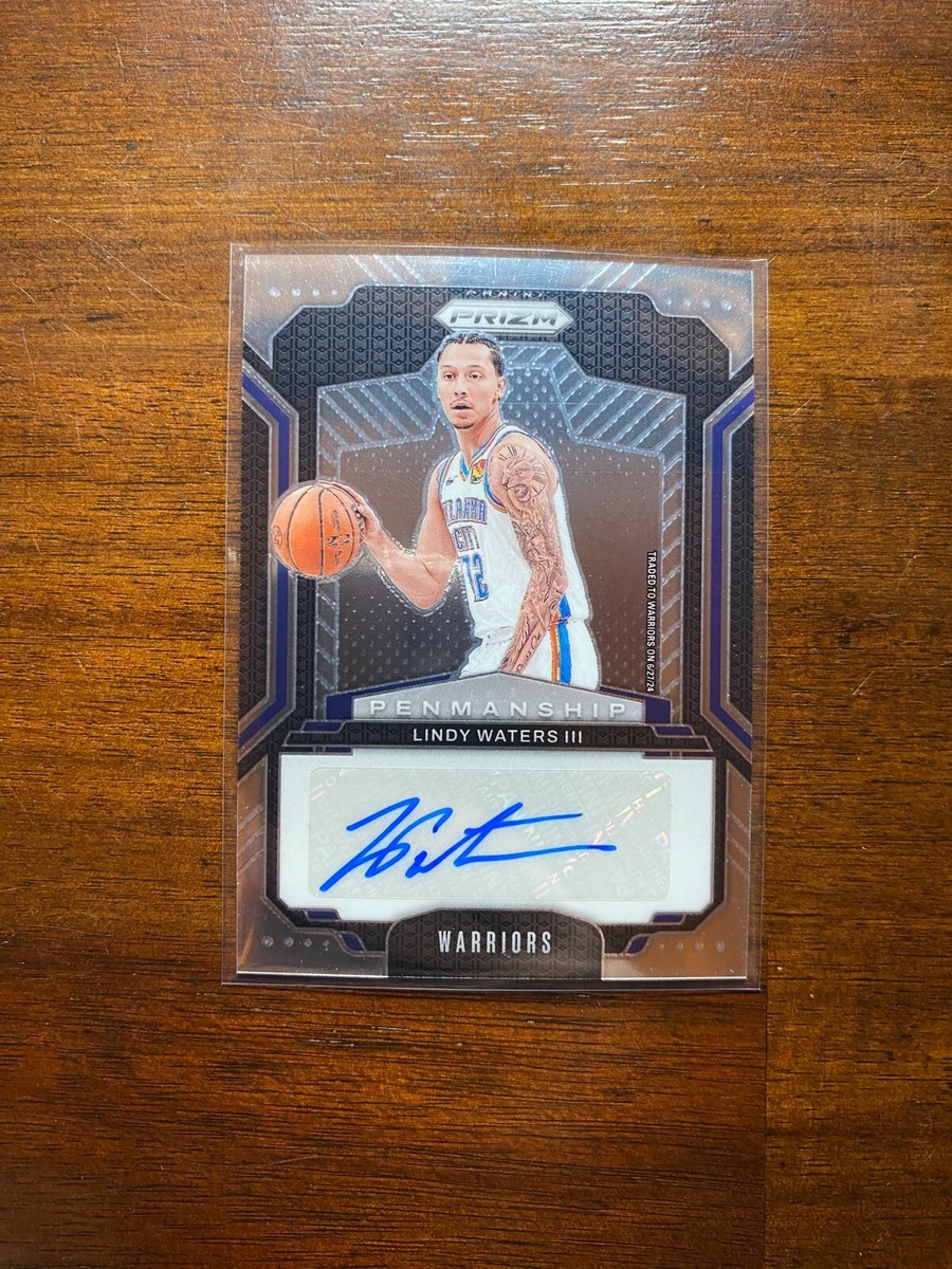 2024-25 Panini Prizm Lindy Waters III Penmanship Autograph