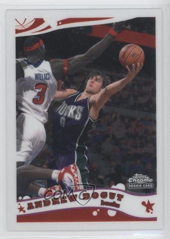 2005-06 Topps Chrome Andrew Bogut #210 0a1