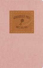 Wonderfully Made: Baby Girl's First Bible, Softcover, Pink by Dayspring