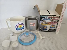 Donvier Chillfast Ice Cream Maker 2 Pints Blue Rim In Box FREE SHIPPING