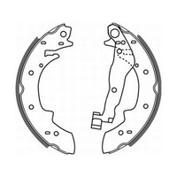 Bremsbackensatz Hinterachse FüR Renault Alfa Romeo BMW Talbot Volvo Peugeot