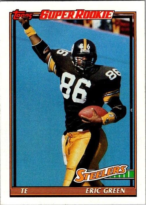 eric green topps super rookie 1991