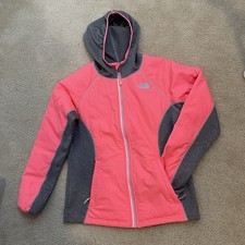 The North Face Girl  s Glacier-SZ L 14-16 -Full Zip Neon Pink Grey Jacket