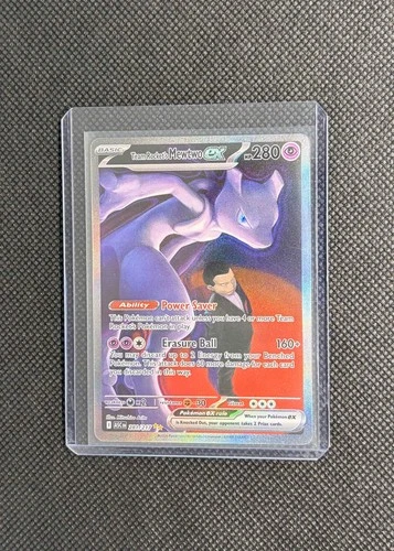 Team Rocket's Mewtwo ex 281/217 Me: Ascended Heroes Holo SIR Pack Fresh NM