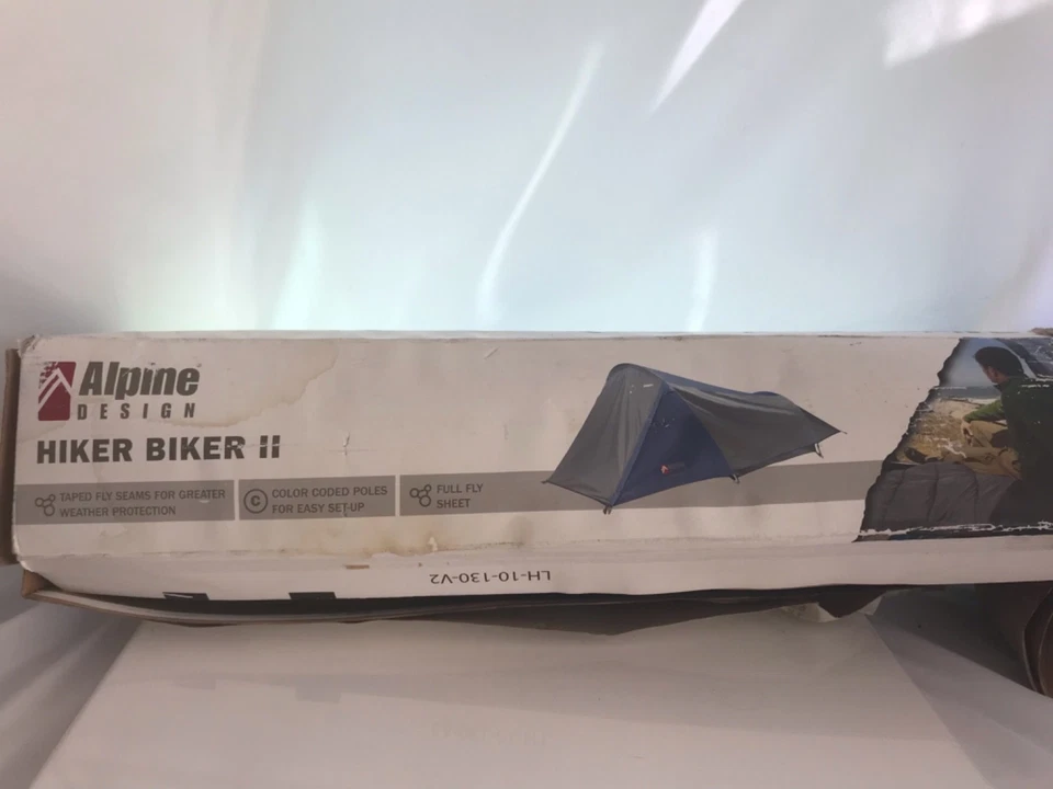 Tienda de campaña ligera de diseño alpino para excursionistas motociclistas 1 persona - nueva nunca configurada Foto 4 de 4