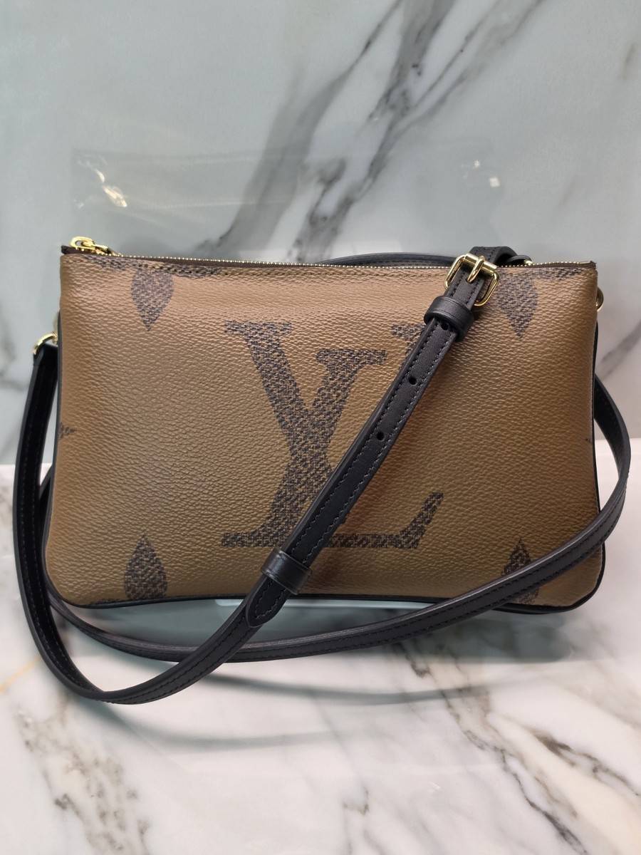 Louis Vuitton Double Zip Pochette in Giant Reverse 