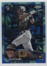 2023 Topps Chrome Update Aqua & Blue Lava Lamp Refractor 80/175 Drew Maggi 11xg