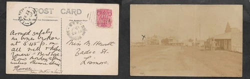 NSW    Postcard  -  South Woodburn 1233 -  Faded - FE 23 1907 to Lismore 1907