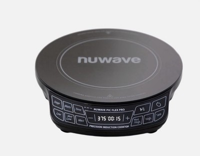 NuWave PIC Flex Pro 10.25'' Portable Induction Cooktop 1400W Black 30503