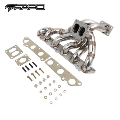 FAPO Single Turbo Manifold for Toyota Supra Mk3 A70 7MGTE T4 Hatchback 40mm WG - Image 1 of 4