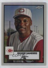 2021 Topps Chrome Platinum Anniversary Refractor Reggie Sanders #581 jc3