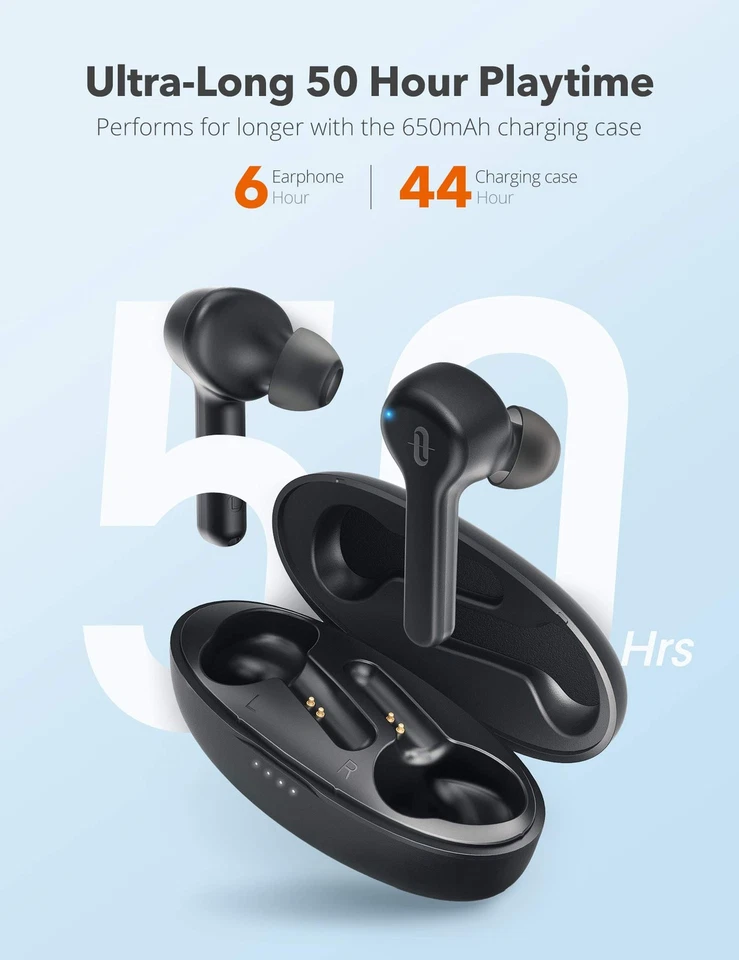 Auriculares Tao Tronics Nuevos En Caja SoundLiberty 53 True Wireless IPX8 Foto 3 de 4