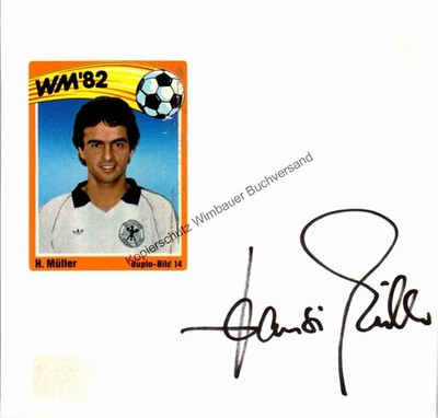 Original autograph Hansi Müller // autograph signed signed signee Müll 370600