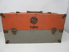 VINTAGE TV RADIO ELECTRONICS REPAIR CADDY capacitors vacuum tube  parts