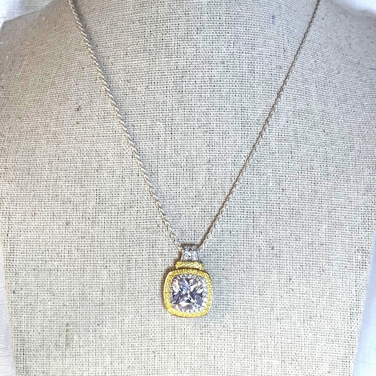 Solid 925 Sterling Silver 5CT Modified Square Cut… - image 6