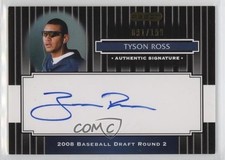 2008 Razor Signature Series Black 91/199 Tyson Ross #193 Auto 14sd