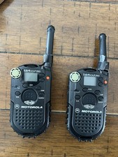  2 Motorola Talkabout 250 Two-Way Radio Set Black Lot