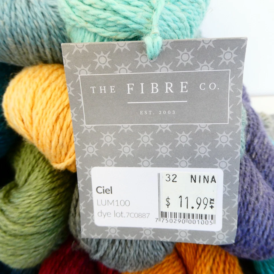 The Fiber Co Luma Yarn DK Wt Wool Cotton Linen Silk Blend 50g 137yds Many Colors - Image 4 of 4