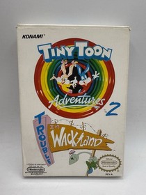 Tiny Toon Adventures 2 Trouble In Wackyland CIB NES Game 100% Complete In Box