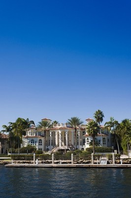 Digital Image Picture Photo Pic Wallpaper Background Mansion Palm Tree 4541