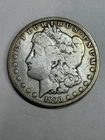 1890-CC $1 Morgan Silver Dollar Rare Key Date Carson City CC  Fine VF Cleaned