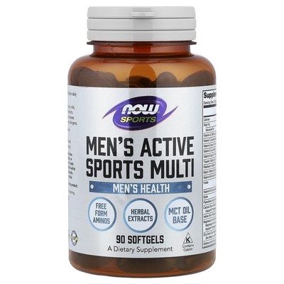 Sports, Men's Active Sports Multi, 90 Softgels